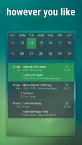 Screenshot Event Flow Calendar Widget Mod APK