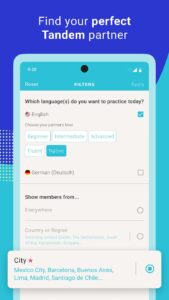 Screenshot Tandem: Language Exchange Mod APK