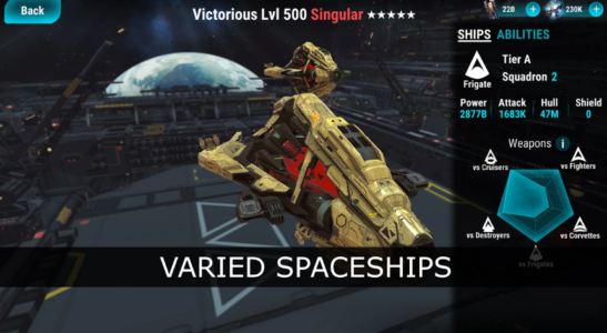 Screenshot Stellar Wind Idle Space RPG Mod APK