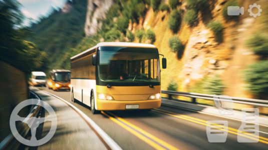 Screenshot Road Bus Simulator : Bus Games Mod APK