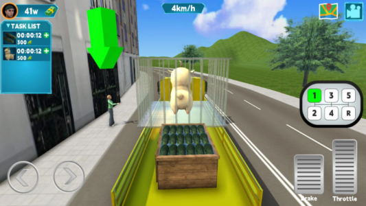 Screenshot Freight Truck Simulator Mod APK