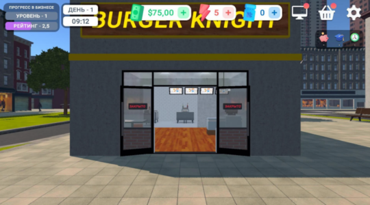 Screenshot My Burger Shop Simulator Mod APK