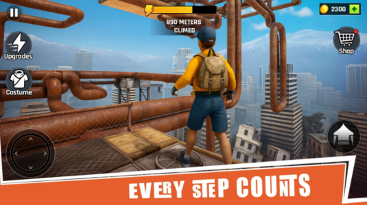 Screenshot Going Up Rooftop - Parkour 3D Mod APK