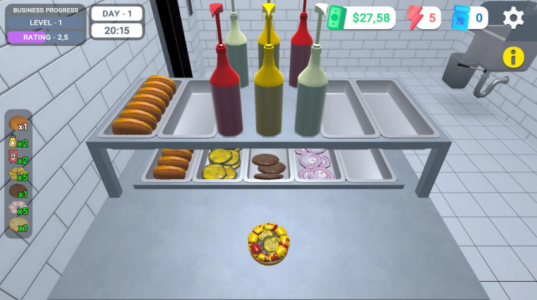 Screenshot My Burger Shop Simulator Mod APK