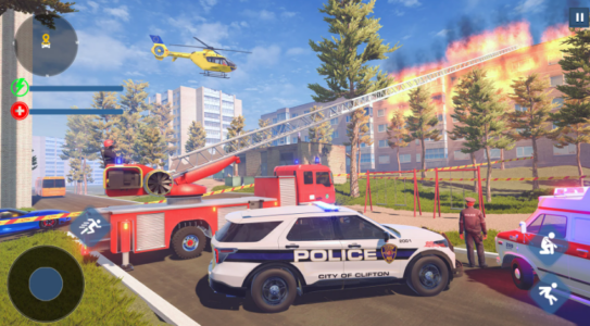 Screenshot Emergency Firefighter Police Mod APK