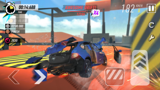 Screenshot Car Stunt Races: Mega Ramps Mod APK