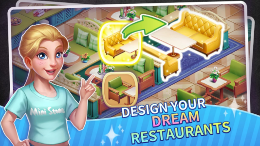 Screenshot My Restaurant Empire-Deco Game Mod APK