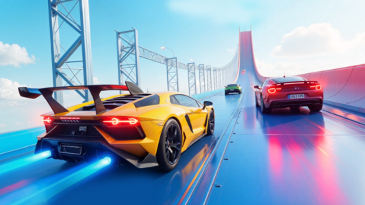 Screenshot Mega Ramp GT: Car Stunt Racing Mod APK