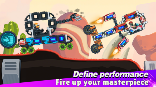 Screenshot Battle Climb Racing Mod APK