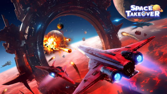 Screenshot Space Takeover: Over City Mod APK