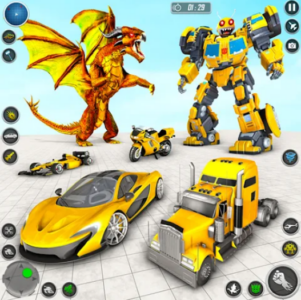 Download Bee Robot Car Transform Games Mod Apk v1.78 (GOD MODE) Latest 2025