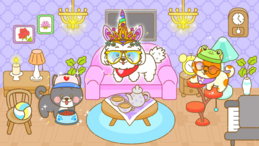 Screenshot My Pet Town Animal Home Decor Mod APK