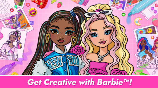Screenshot Barbie Color Creations NETFLIX Mod APK