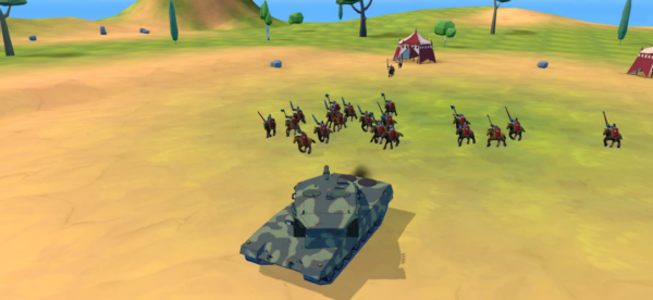 Screenshot 1 gunner vs 100 swordsmen Mod APK