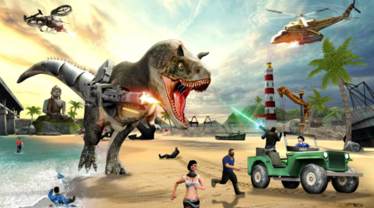 Screenshot Dino T-Rex Simulator 3D Mod APK