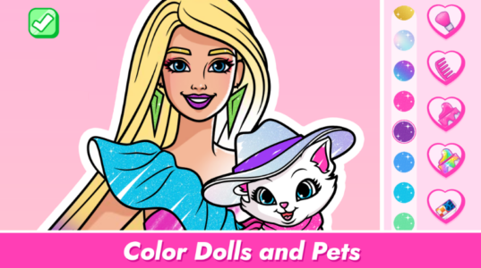 Screenshot Barbie Color Creations NETFLIX Mod APK