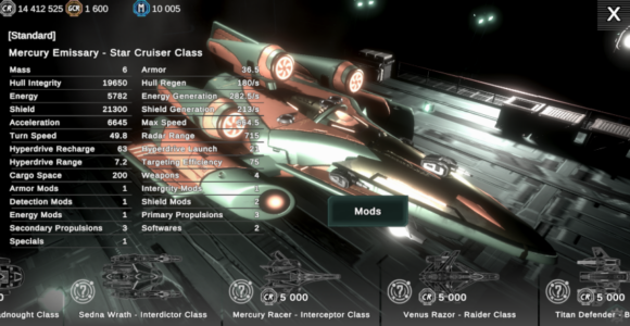 Screenshot Solar Dominion – Space Shooter Mod APK
