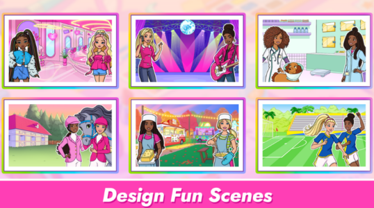 Screenshot Barbie Color Creations NETFLIX Mod APK