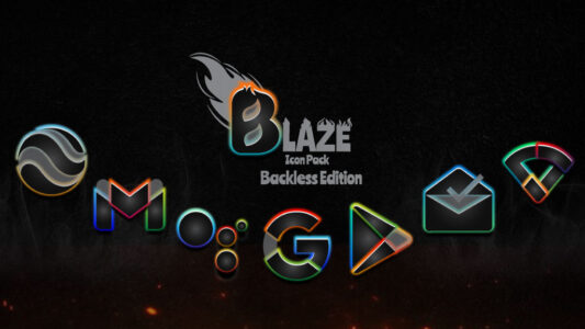 Screenshot Blaze Backless Icon Pack Mod APK