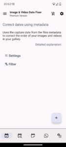 Screenshot EXIF Image & Video Date Fixer Mod APK