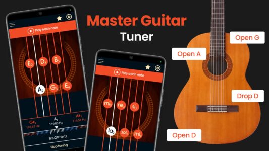 Screenshot Master Guitar Tuner Mod APK
