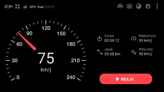 Screenshot GPS Speedometer: Odometer HUD Mod APK
