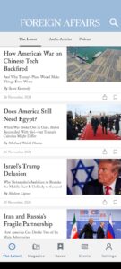 Screenshot Foreign Affairs Magazine Mod APK