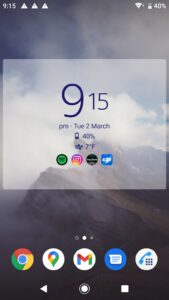 Screenshot Digital Clock & Weather Widget Mod APK