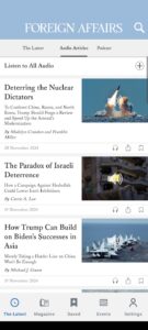 Screenshot Foreign Affairs Magazine Mod APK