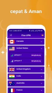 Screenshot Fire VPN – Vpn Proxy Browser Mod APK