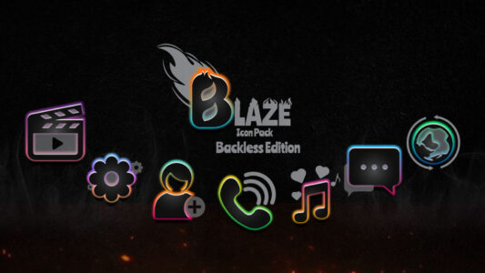Screenshot Blaze Backless Icon Pack Mod APK
