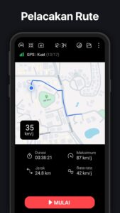 Screenshot GPS Speedometer: Odometer HUD Mod APK