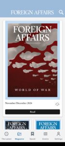 Screenshot Foreign Affairs Magazine Mod APK