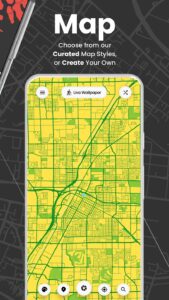 Screenshot Cartogram Map Wallpaper Mod APK