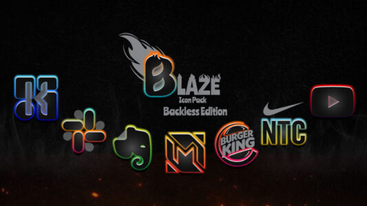 Screenshot Blaze Backless Icon Pack Mod APK