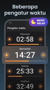 Screenshot Multi Timer: Timer + Stopwatch Mod APK