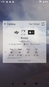 Screenshot Digital Clock & Weather Widget Mod APK