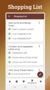 Screenshot Soup Recipes Mod APK