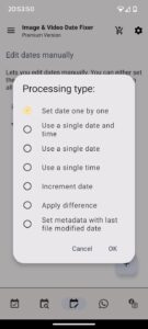 Screenshot EXIF Image & Video Date Fixer Mod APK
