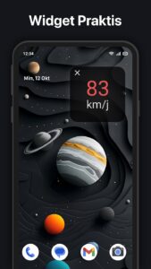 Screenshot GPS Speedometer: Odometer HUD Mod APK