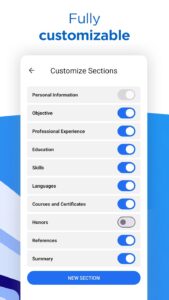 Screenshot AI Resume Builder CV Maker PDF Mod APK