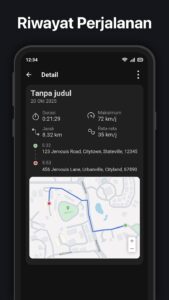 Screenshot GPS Speedometer: Odometer HUD Mod APK