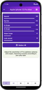 Screenshot Sensibilidade 2.0: Macro & Dpi Mod APK
