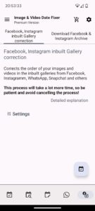 Screenshot EXIF Image & Video Date Fixer Mod APK