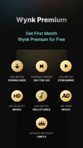 Screenshot Wynk Music Mod APK