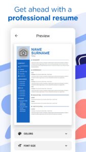 Screenshot AI Resume Builder CV Maker PDF Mod APK