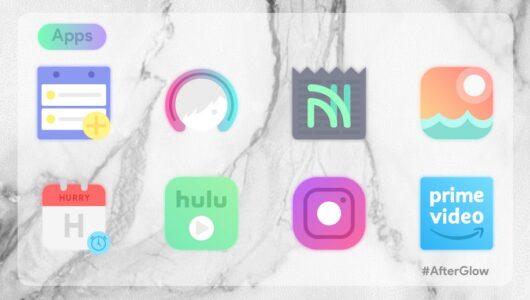 Screenshot Afterglow Icons Pro Mod APK