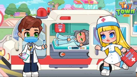 Screenshot ToyTown World Kids Play House Mod APK