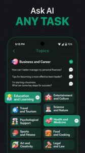 Screenshot AI Chat 4 & Ask AI Chatbot GPT Mod APK