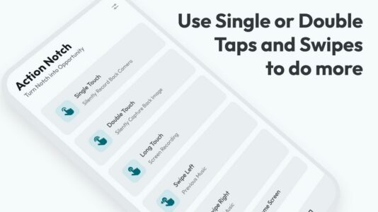 Screenshot Action Notch: Touch The Notch Mod APK